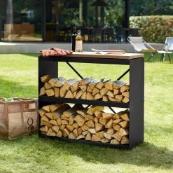 Wood Storage Dressoir