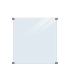 90x91 Klarglas