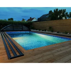 3x6m 4 mm Klar Solid PC Svart