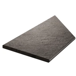 Z Quartzit Black Pool Inner Corner Left 30x60 cm