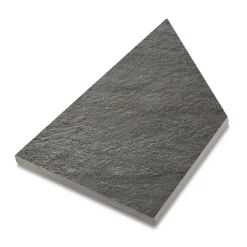 Z Quartzit Black Pool Inner Corner Left 30x60 cm