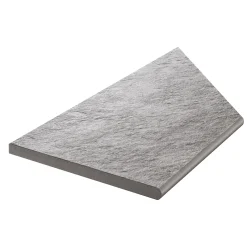 Z Quartzit Grey Pool Inner Corner Left 30x60 cm
