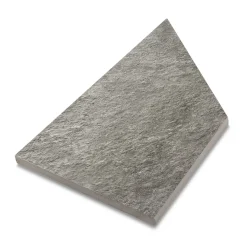 Z Quartzit Grey Pool Inner Corner Left 30x60 cm