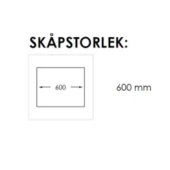 Zirkon 500 Rostfritt Stål för Kök och Tvättstuga